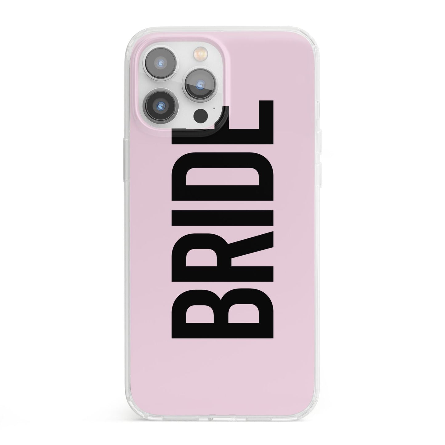 Bride iPhone 13 Pro Max Clear Bumper Case