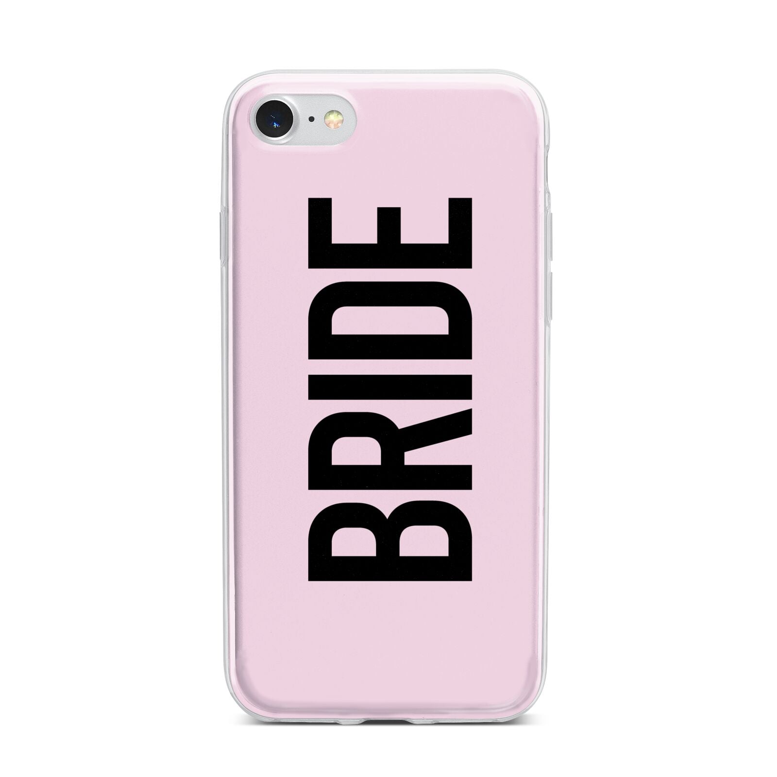 Bride iPhone 7 Bumper Case on Silver iPhone