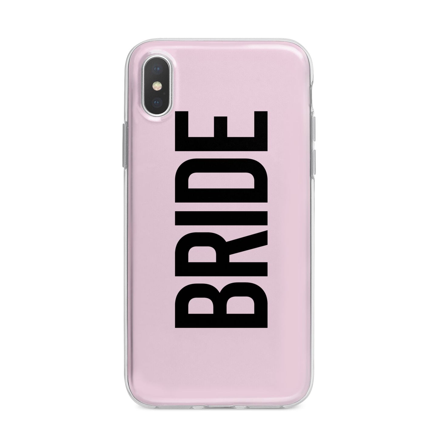 Bride iPhone X Bumper Case on Silver iPhone Alternative Image 1