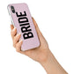Bride iPhone X Bumper Case on Silver iPhone Alternative Image 2