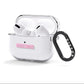 Bridesmaid AirPods Clear Case 3rd Gen Side Image
