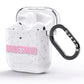 Bridesmaid AirPods Glitter Case Side Image