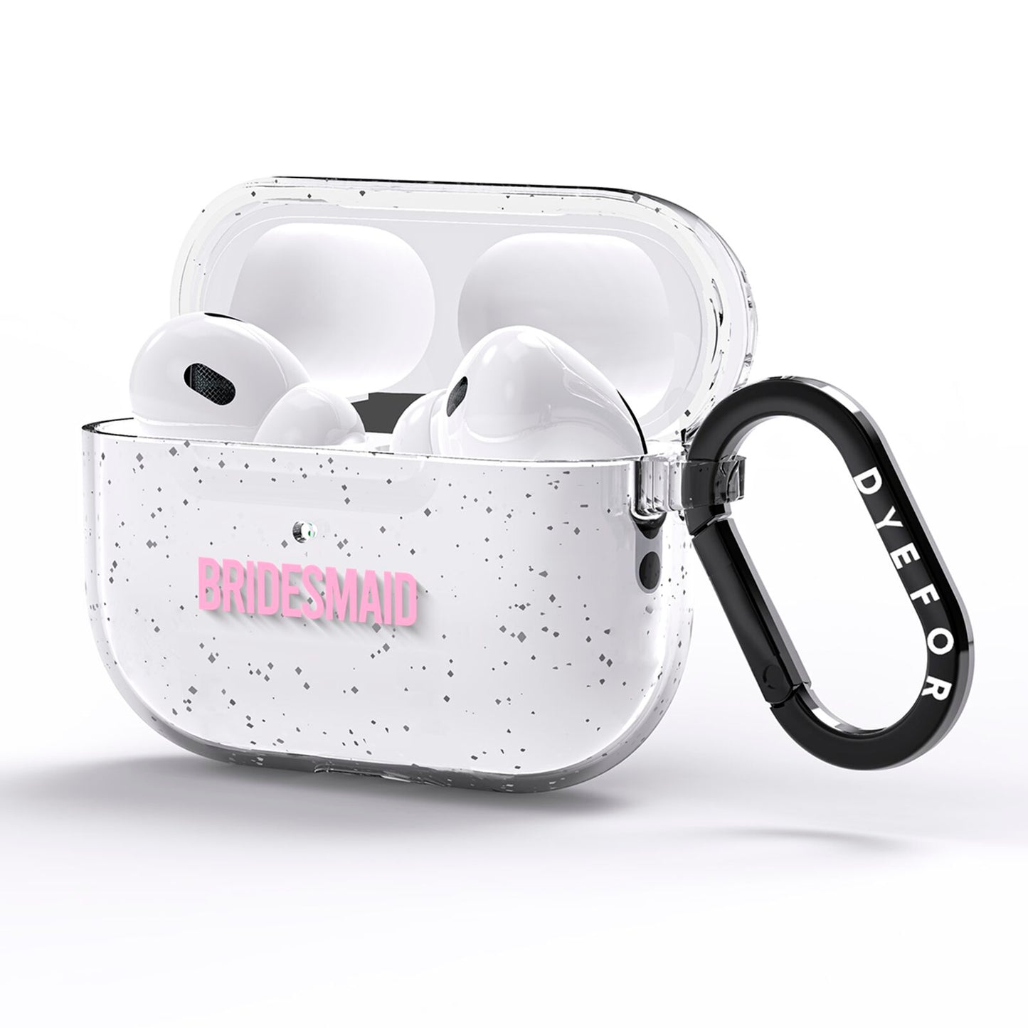 Bridesmaid AirPods Pro Glitter Case Side Image