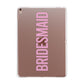 Bridesmaid Apple iPad Rose Gold Case