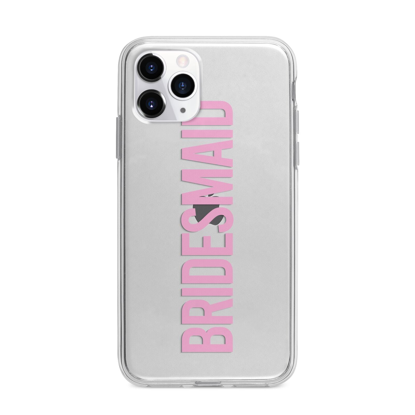 Bridesmaid Apple iPhone 11 Pro Max in Silver with Bumper Case