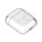 Bridesmaid Personalised AirPods Case Laid Flat