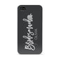 Bridesmaid Personalised Apple iPhone 4s Case