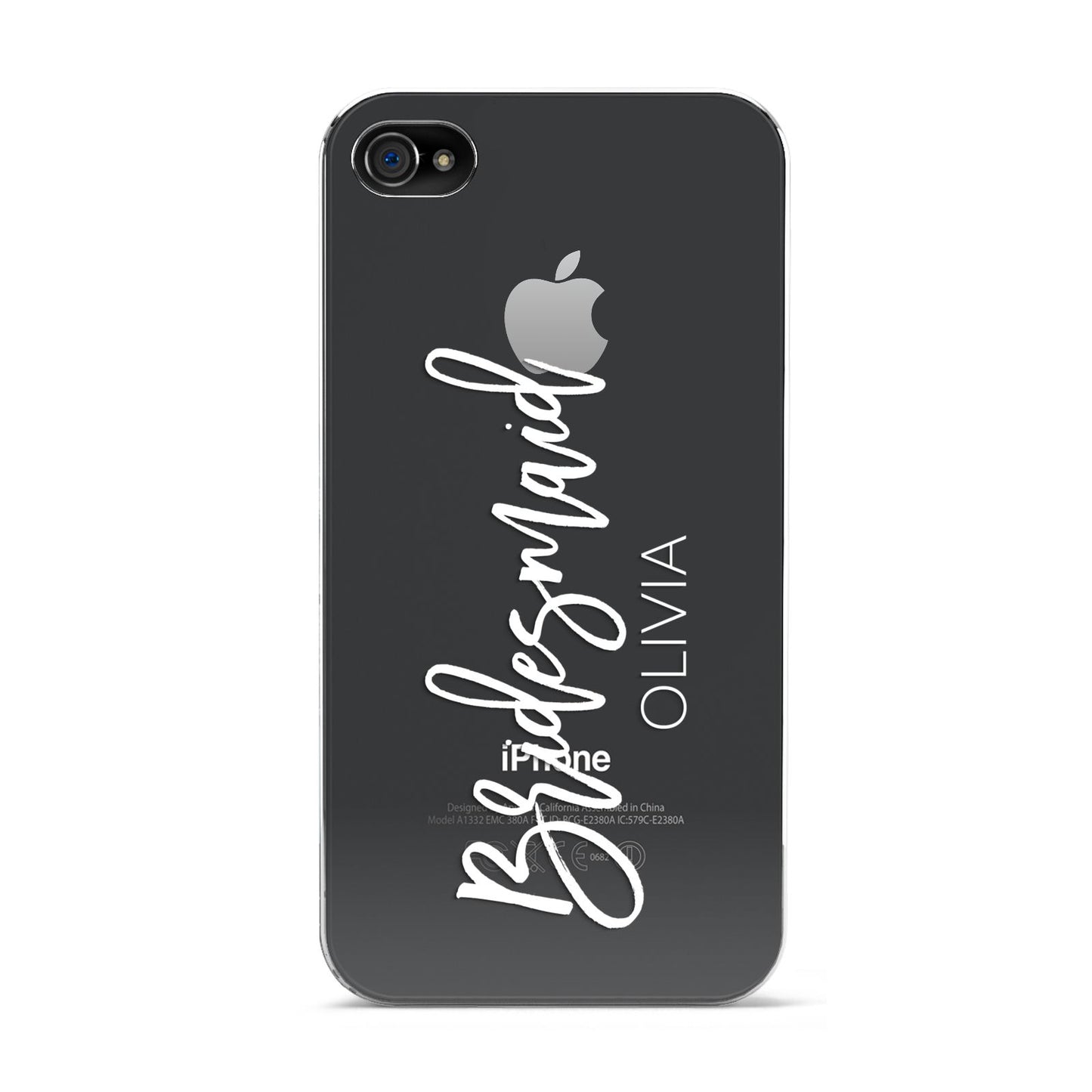 Bridesmaid Personalised Apple iPhone 4s Case
