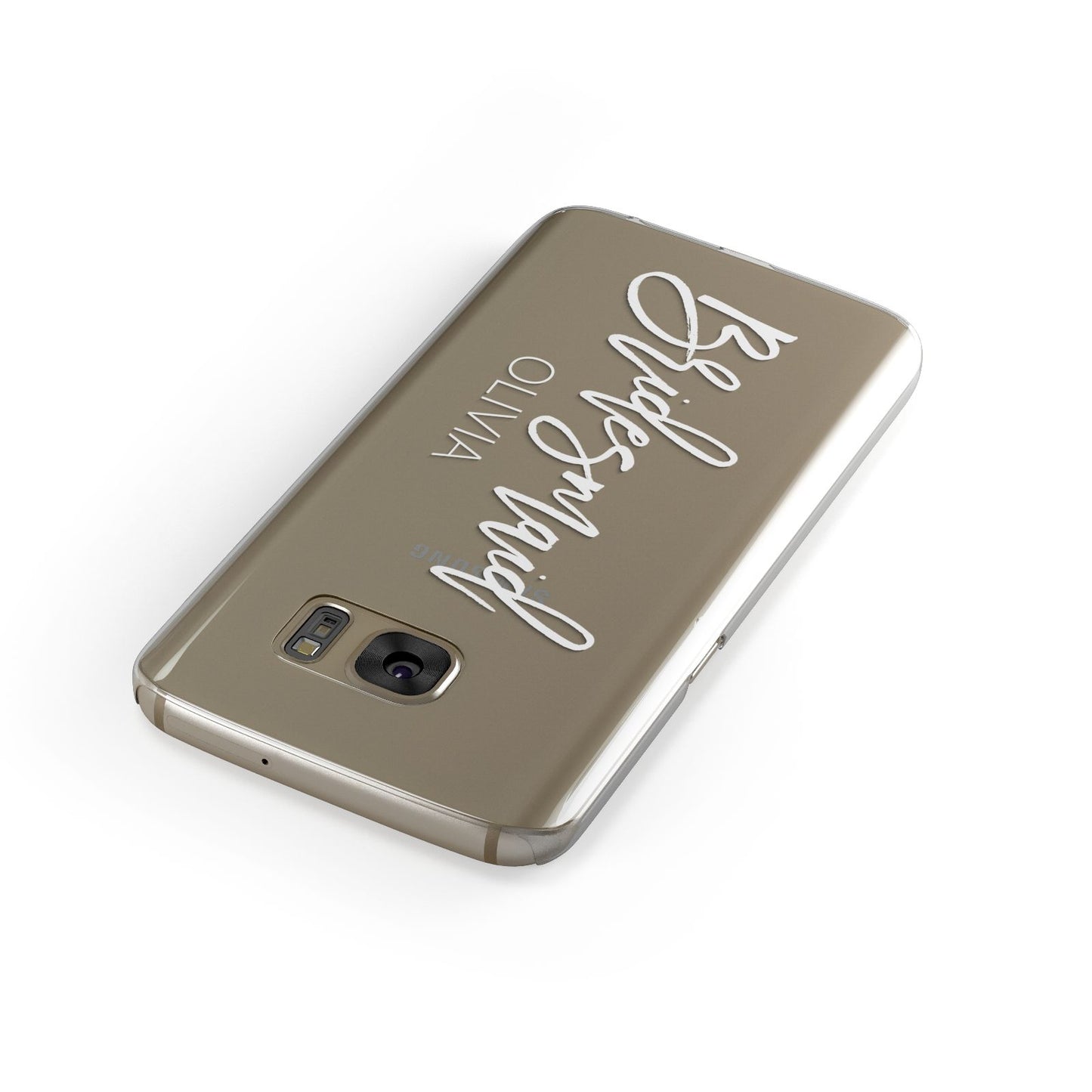 Bridesmaid Personalised Samsung Galaxy Case Front Close Up