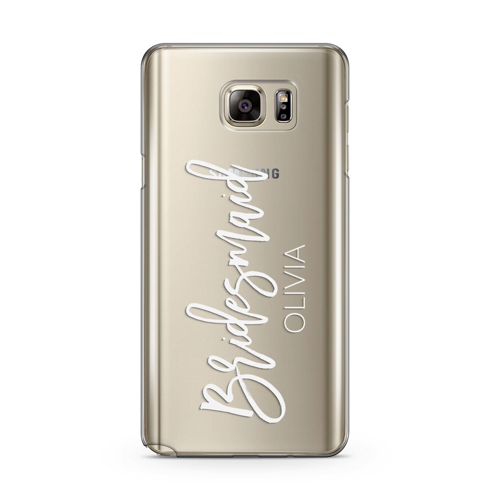 Bridesmaid Personalised Samsung Galaxy Note 5 Case