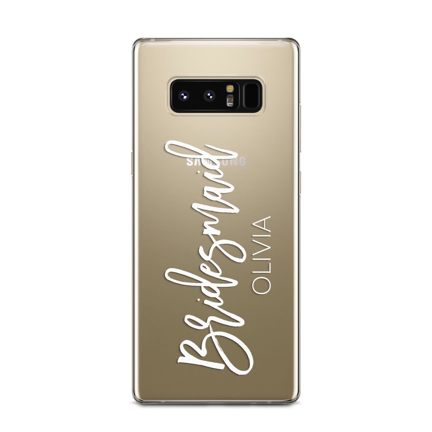 Bridesmaid Personalised Samsung Galaxy Note 8 Case