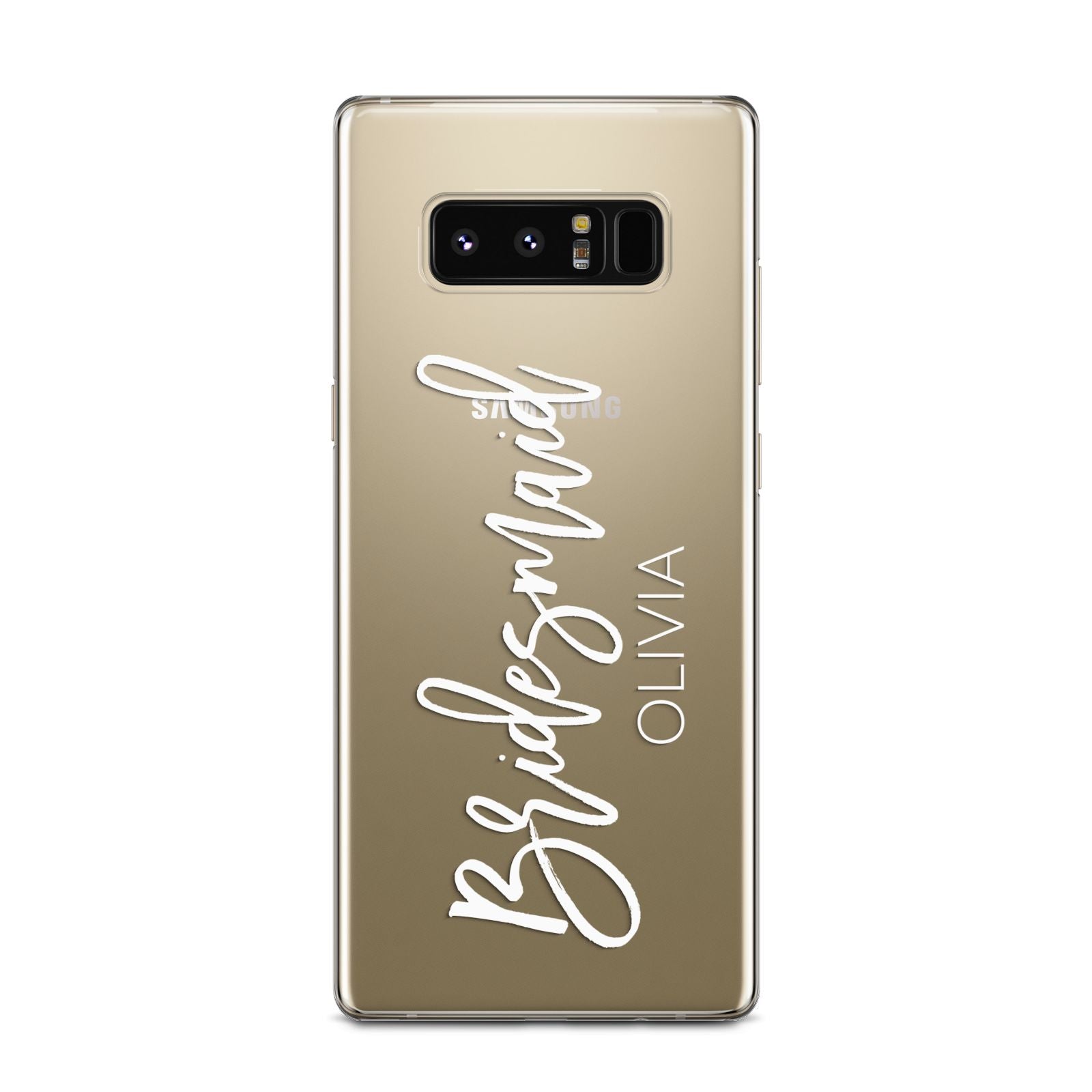 Bridesmaid Personalised Samsung Galaxy Note 8 Case