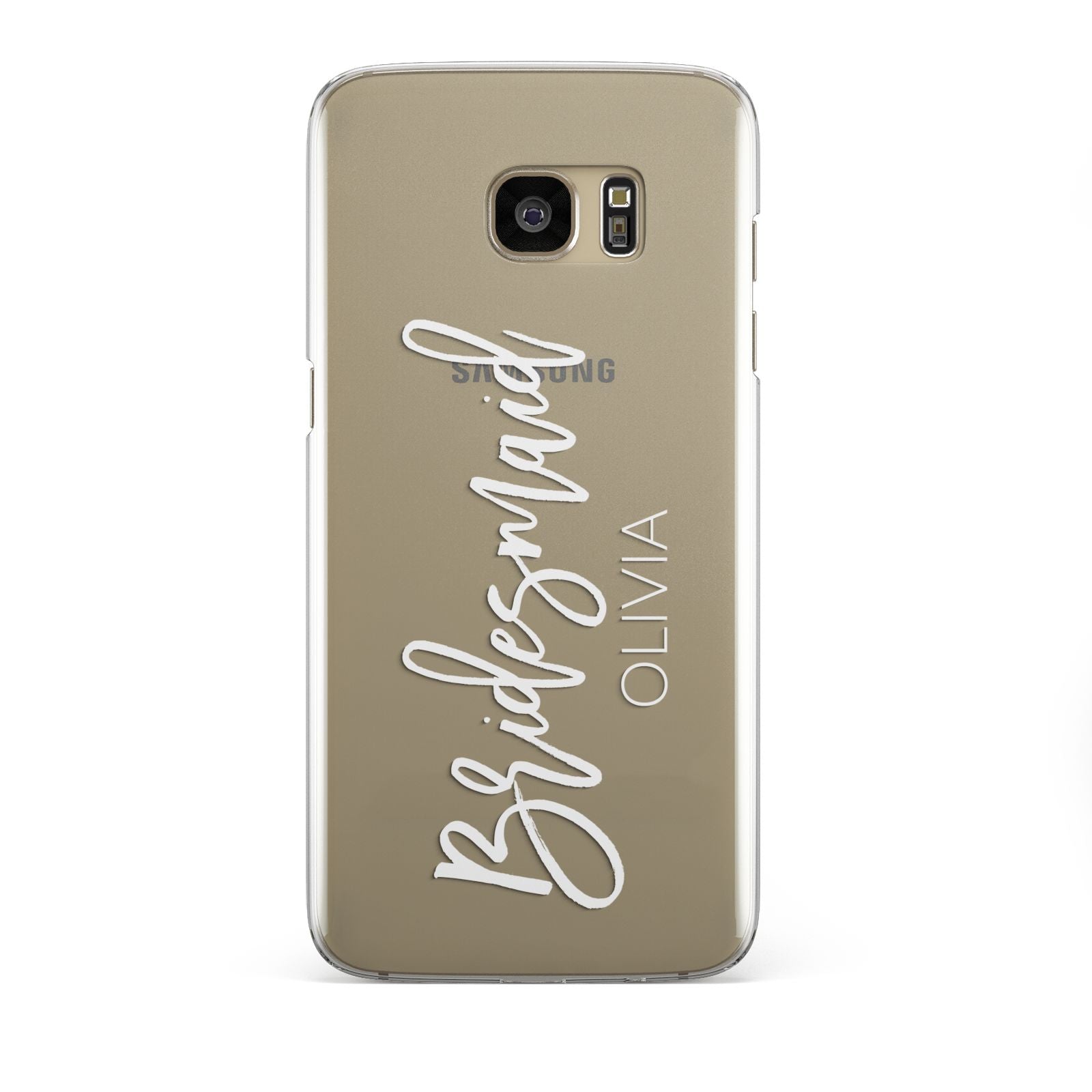 Bridesmaid Personalised Samsung Galaxy S7 Edge Case