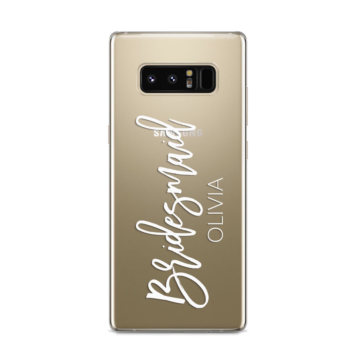 Bridesmaid Personalised Samsung Galaxy S8 Case