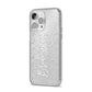 Bridesmaid Personalised iPhone 14 Pro Max Glitter Tough Case Silver Angled Image