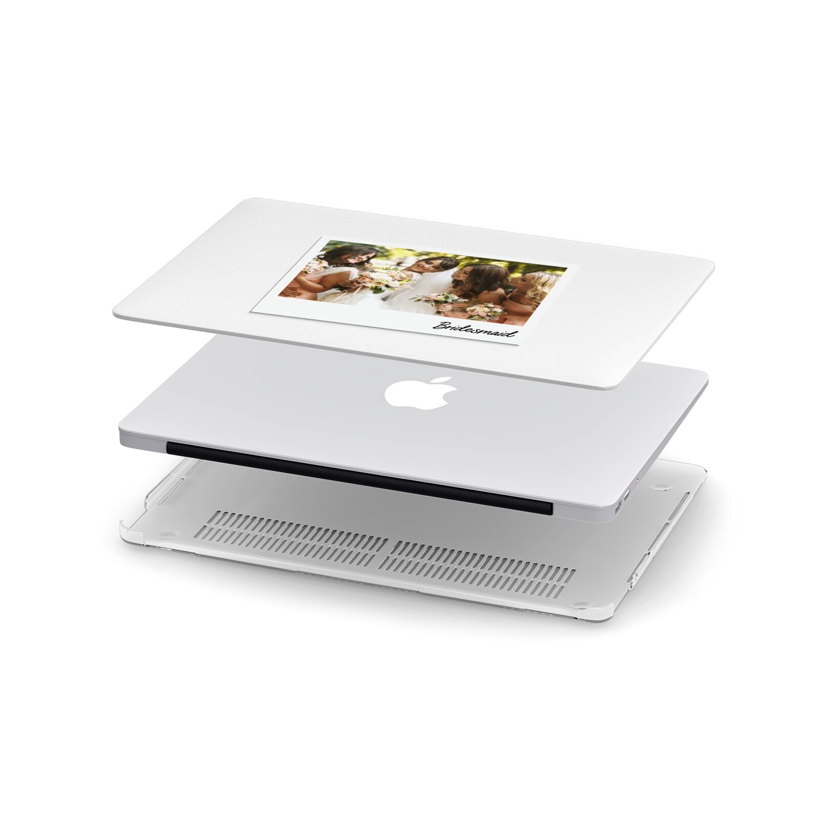 Bridesmaid Photo Apple MacBook Case in Detail