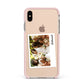 Bridesmaid Photo Apple iPhone Xs Max Impact Case Pink Edge on Gold Phone