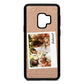 Bridesmaid Photo Rose Gold Pebble Leather Samsung S9 Case