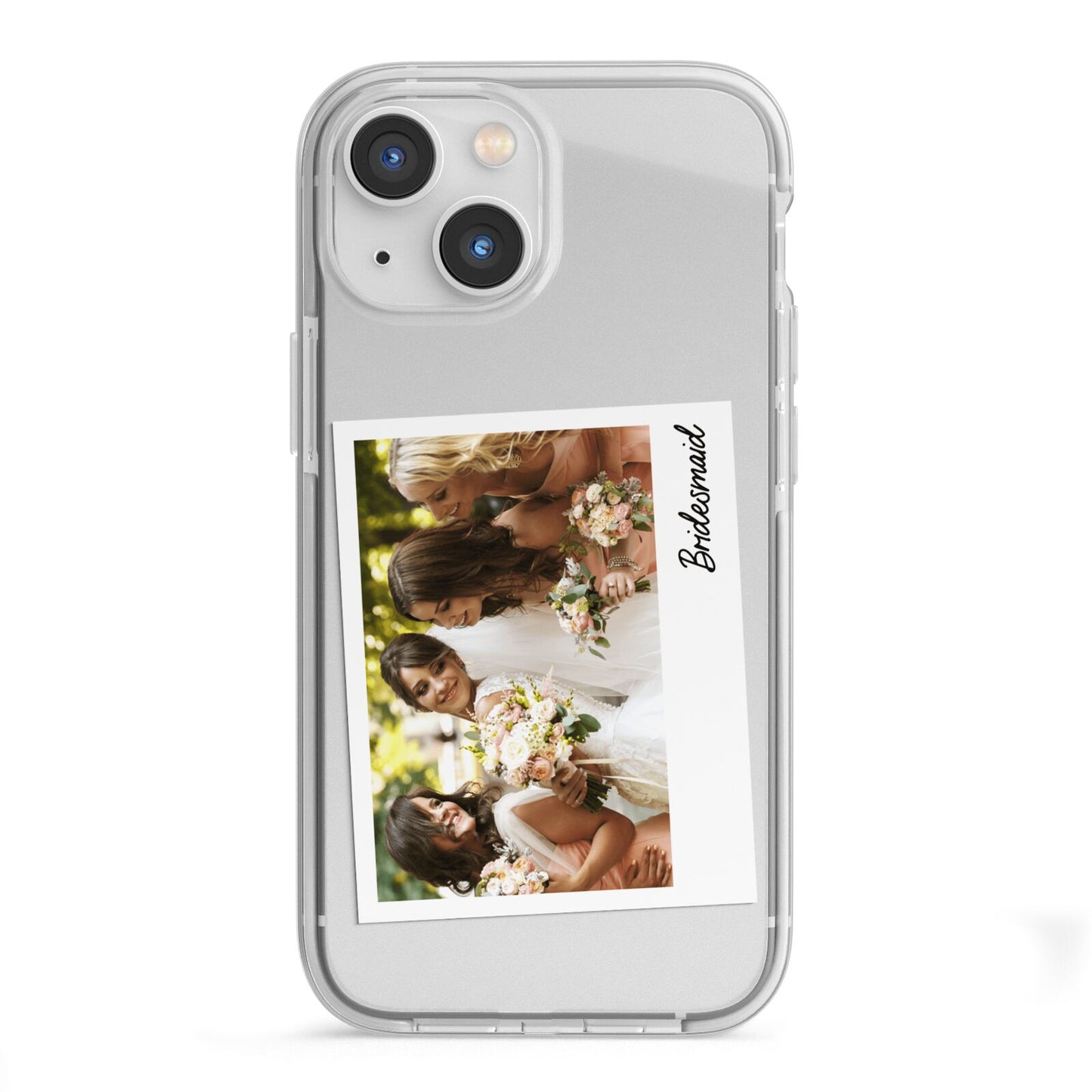 Bridesmaid Photo iPhone 13 Mini TPU Impact Case with White Edges
