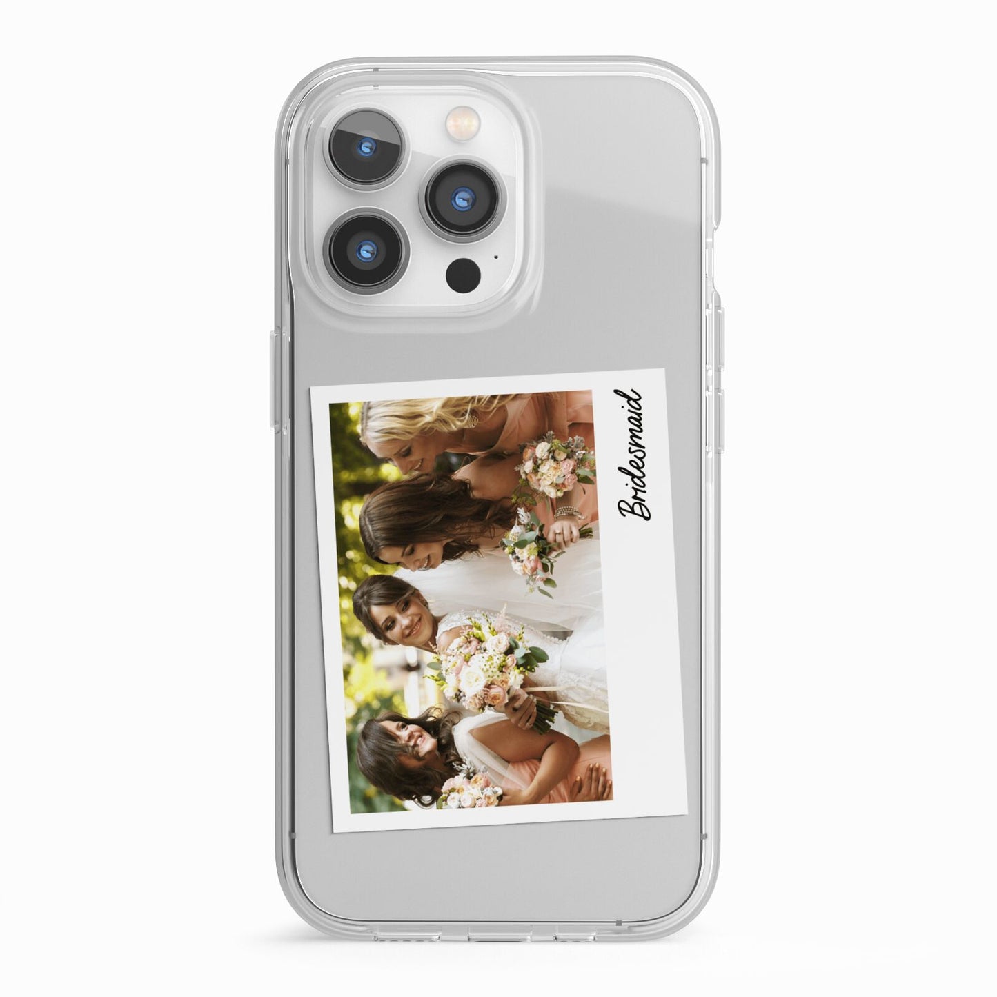 Bridesmaid Photo iPhone 13 Pro TPU Impact Case with White Edges