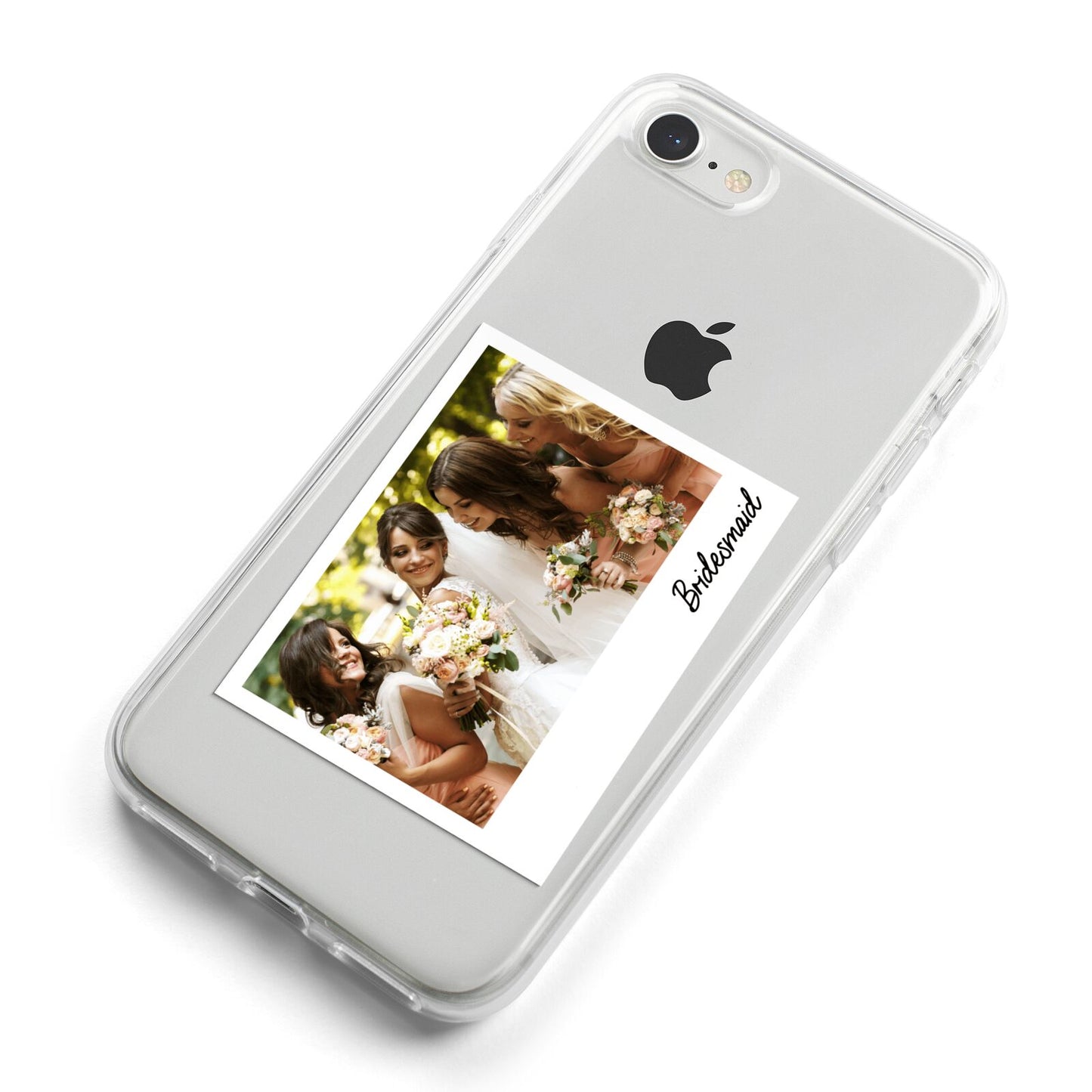 Bridesmaid Photo iPhone 8 Bumper Case on Silver iPhone Alternative Image
