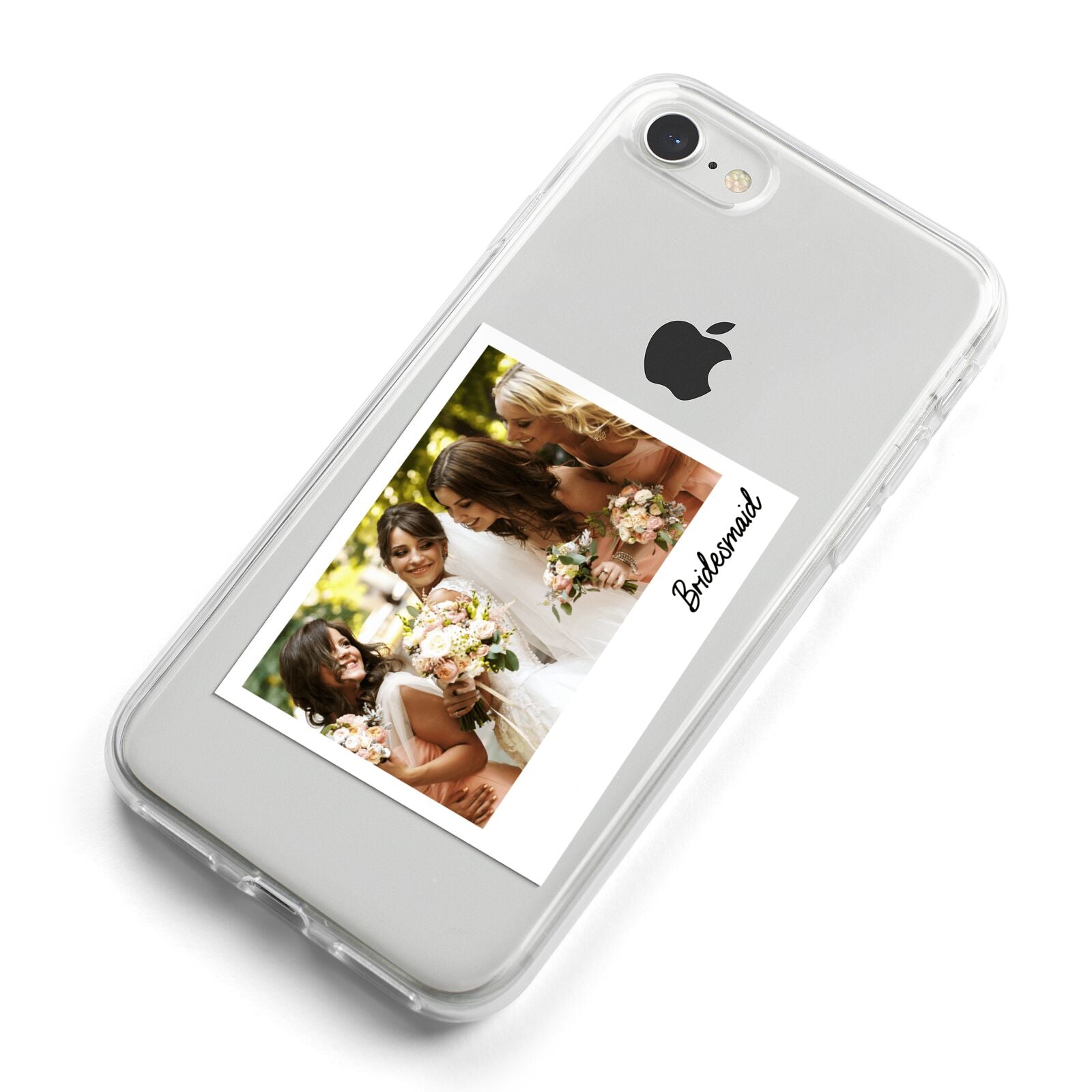 Bridesmaid Photo iPhone 8 Bumper Case on Silver iPhone Alternative Image