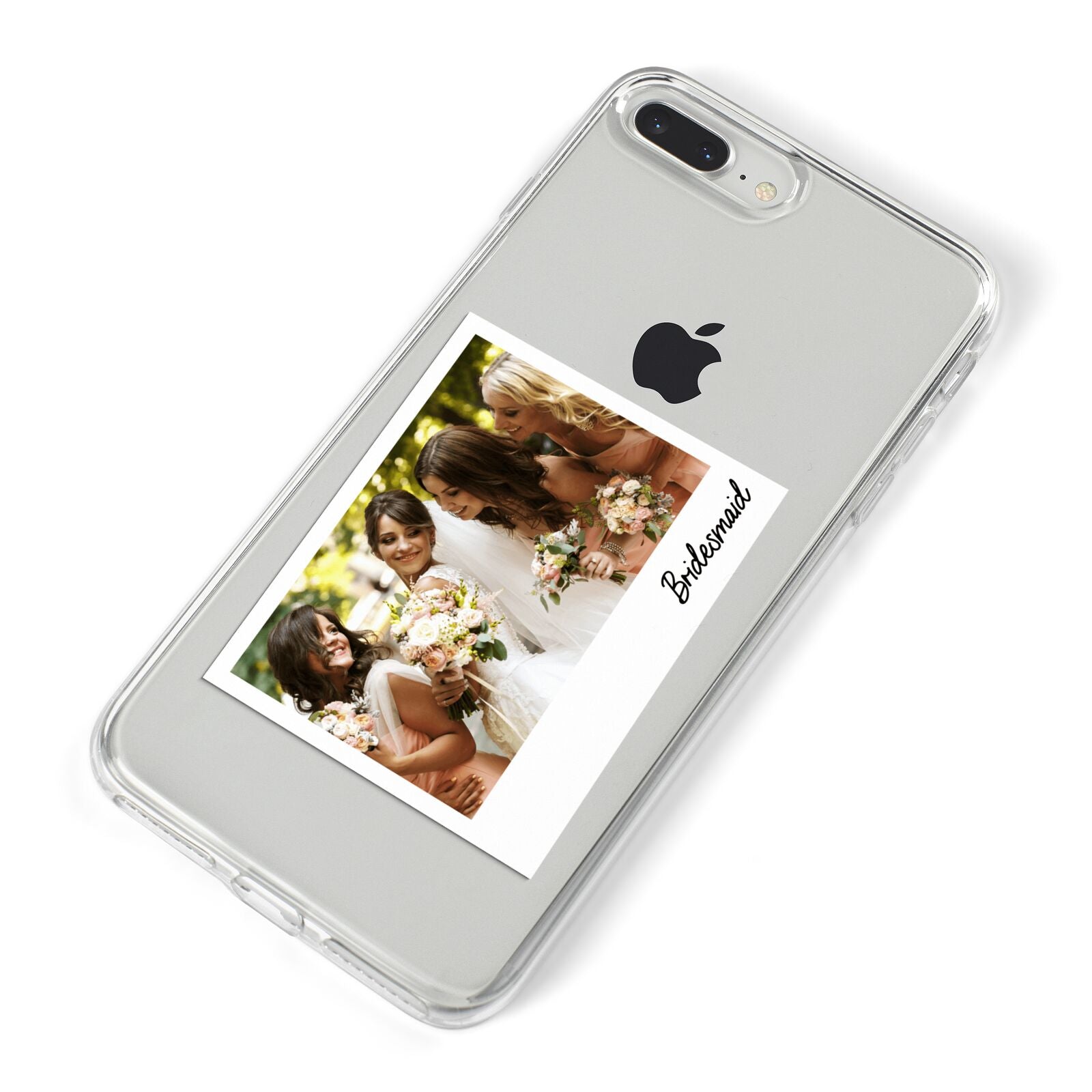 Bridesmaid Photo iPhone 8 Plus Bumper Case on Silver iPhone Alternative Image
