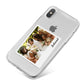 Bridesmaid Photo iPhone X Bumper Case on Silver iPhone
