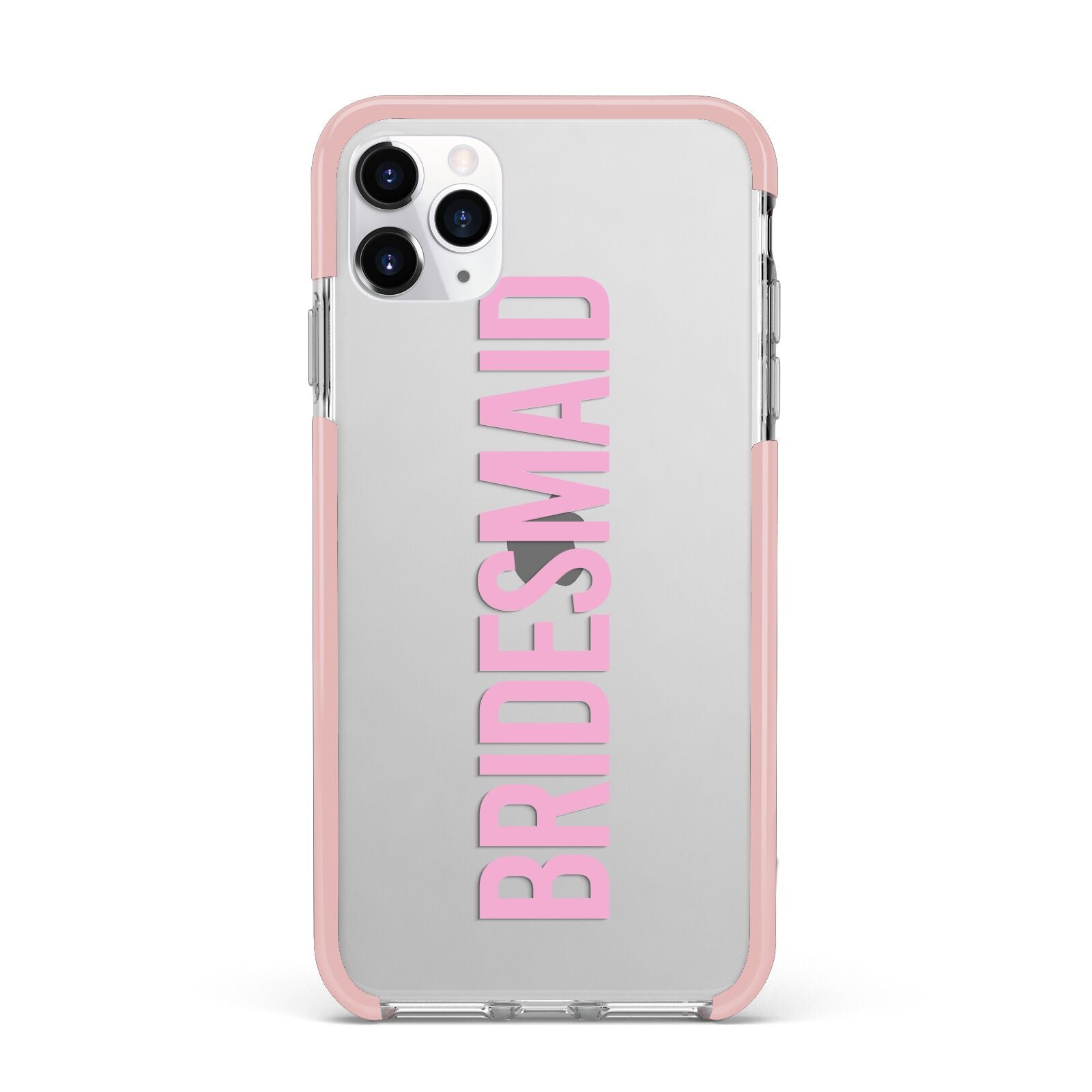 Bridesmaid iPhone 11 Pro Max Impact Pink Edge Case