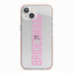 Bridesmaid iPhone 13 TPU Impact Case with Pink Edges