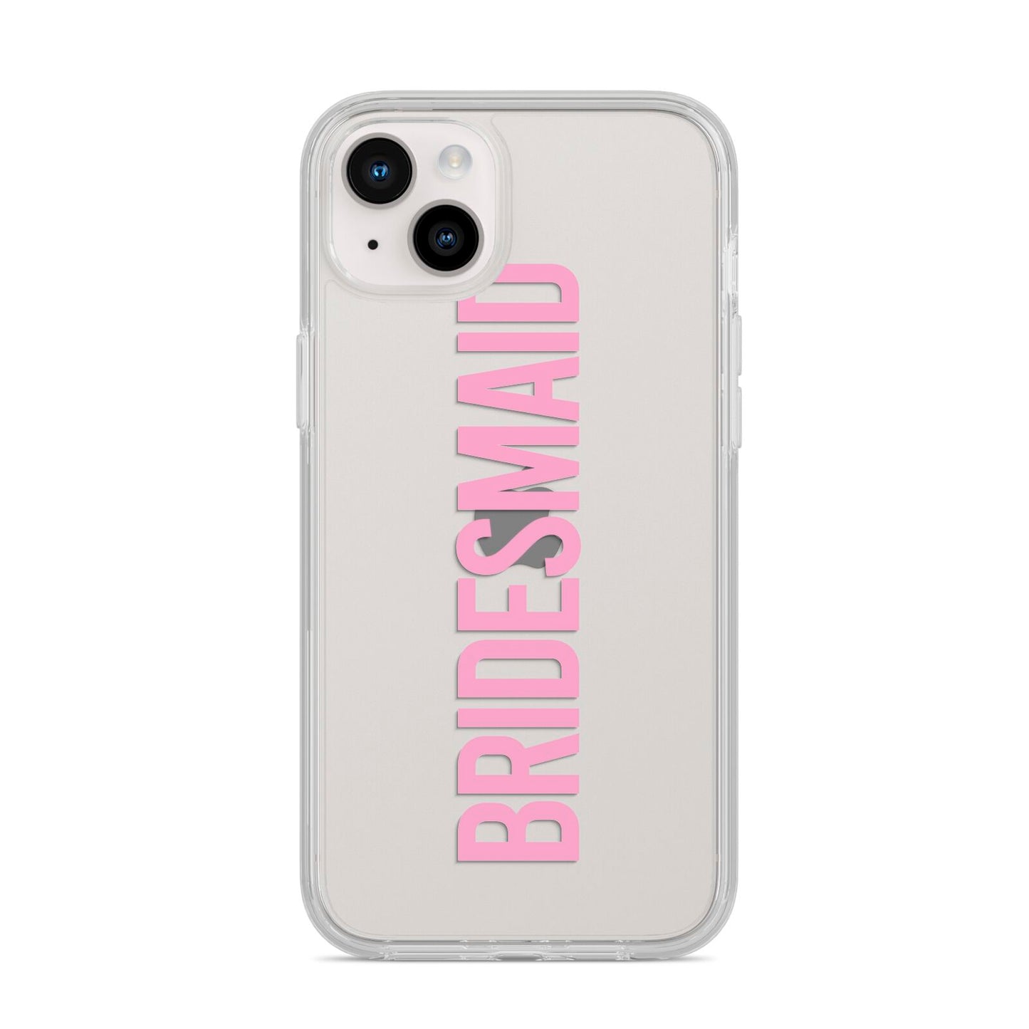 Bridesmaid iPhone 14 Plus Clear Tough Case Starlight