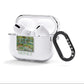Bridge Over A Pond Of Water Lilies By Monet AirPods Clear Case 3rd Gen Side Image