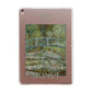 Bridge Over A Pond Of Water Lilies By Monet Apple iPad Rose Gold Case