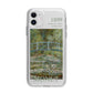 Bridge Over A Pond Of Water Lilies By Monet Apple iPhone 11 in White with Bumper Case
