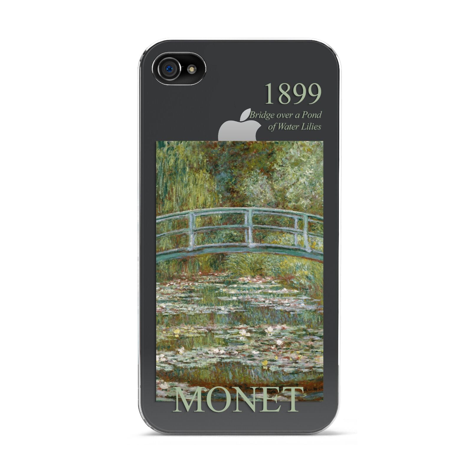 Bridge Over A Pond Of Water Lilies By Monet Apple iPhone 4s Case