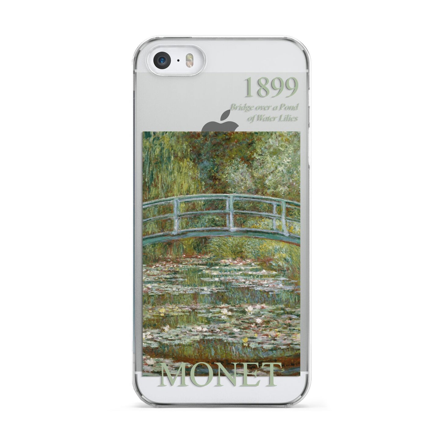 Bridge Over A Pond Of Water Lilies By Monet Apple iPhone 5 Case