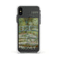 Bridge Over A Pond Of Water Lilies By Monet Apple iPhone Xs Impact Case White Edge on Black Phone