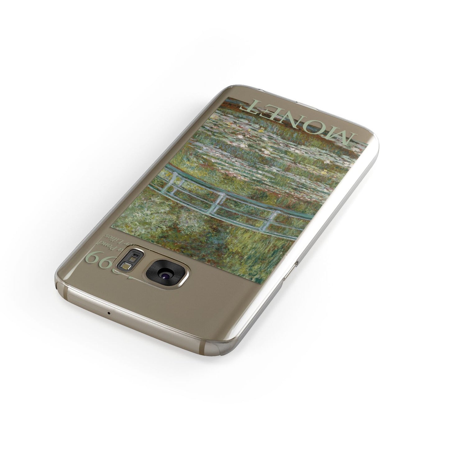 Bridge Over A Pond Of Water Lilies By Monet Samsung Galaxy Case Front Close Up