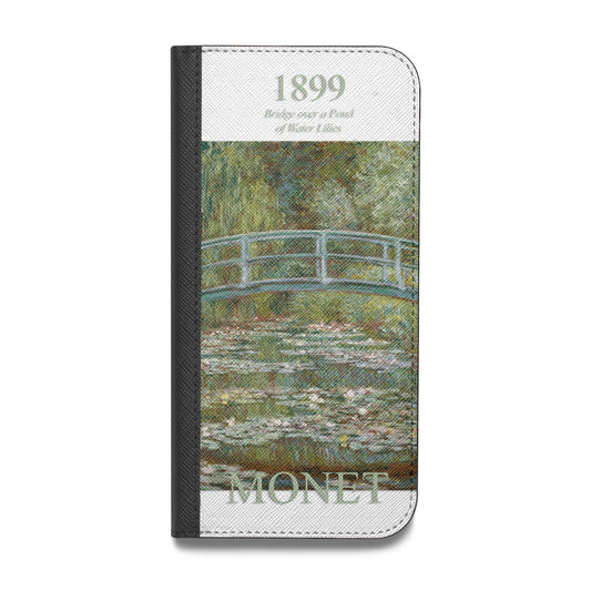 Bridge Over A Pond Of Water Lilies By Monet Vegan Leather Flip Samsung Case