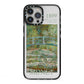 Bridge Over A Pond Of Water Lilies By Monet iPhone 13 Pro Max Black Impact Case on Silver phone