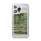 Bridge Over A Pond Of Water Lilies By Monet iPhone 14 Pro Max Clear Tough Case Silver