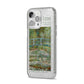 Bridge Over A Pond Of Water Lilies By Monet iPhone 14 Pro Max Glitter Tough Case Silver Angled Image