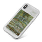 Bridge Over A Pond Of Water Lilies By Monet iPhone X Bumper Case on Silver iPhone