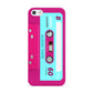 Bright Pink Cassette Tape Apple iPhone 5 Case