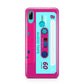 Bright Pink Cassette Tape Huawei P Smart 2019 Case