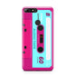 Bright Pink Cassette Tape Huawei Y7 2018