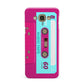 Bright Pink Cassette Tape Samsung Galaxy A8 Case