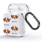 Brittany Icon with Name AirPods Glitter Case Side Image