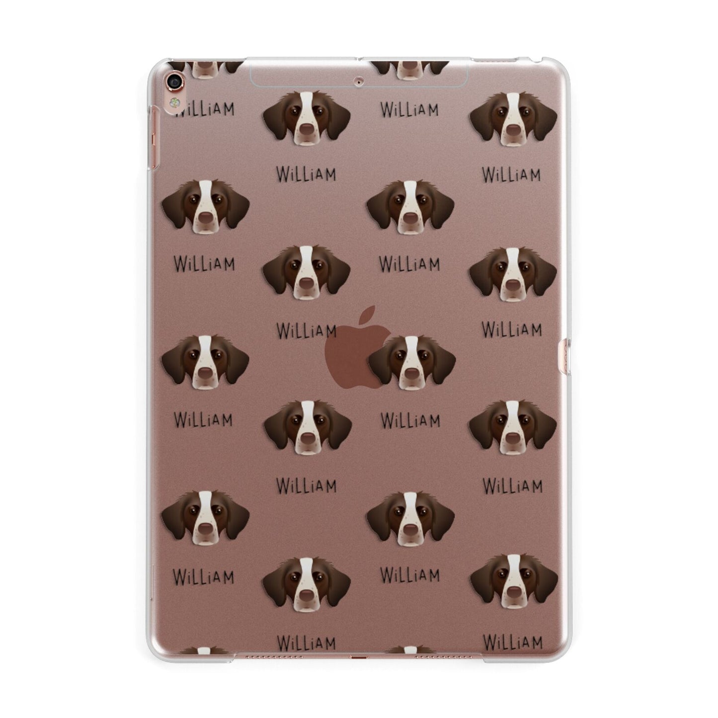 Brittany Icon with Name Apple iPad Rose Gold Case