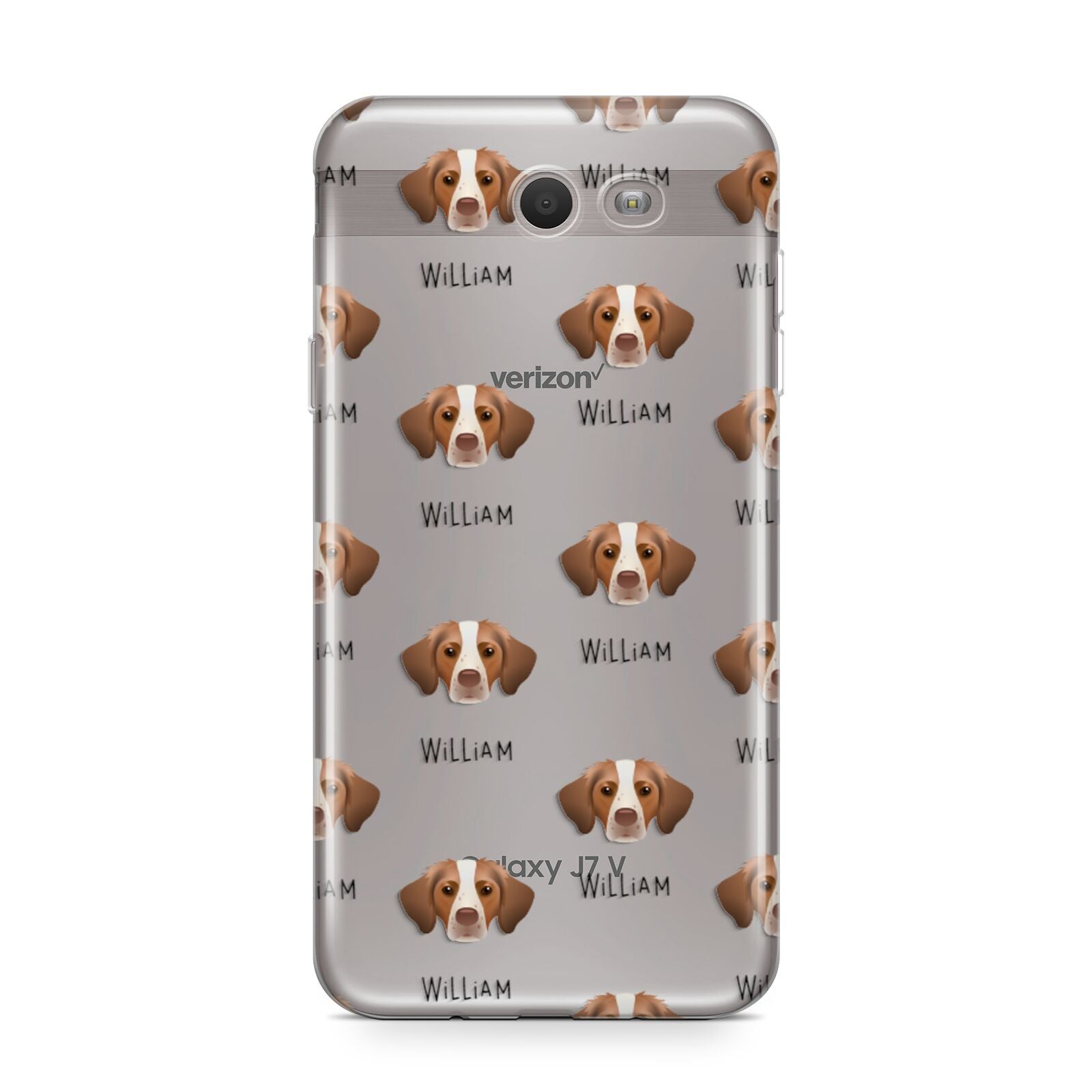 Brittany Icon with Name Samsung Galaxy J7 2017 Case